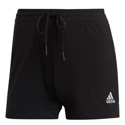 Essentials Slim 3-Stripes Shorts 2XL / Black/White