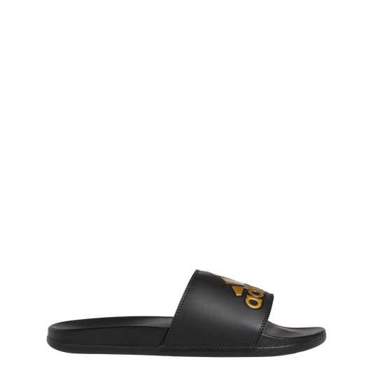 Adilette Comfort Slides 4 / Core Black/Gold Met./Core Black