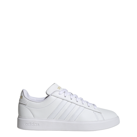 Grand Court Cloudfoam Lifestyle Court Comfort Shoes 5 / Ftwr White/Ftwr White/Gold Met. Grand Court Cloudfoam Lifestyle Court Comfort Shoes 5 / Ftwr White/Ftwr White/Gold Met.