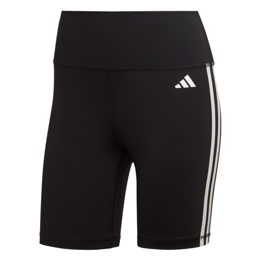 Training Essentials 3-Stripes High-Waisted Short Leggings 2xs / Black