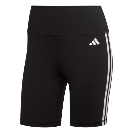 Training Essentials 3-Stripes High-Waisted Short Leggings 2xs / Black