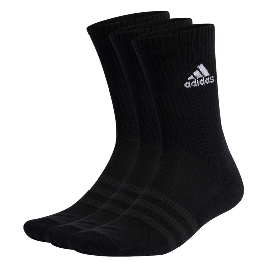 Cushioned Crew Socks 3 Pairs KL / Black/White