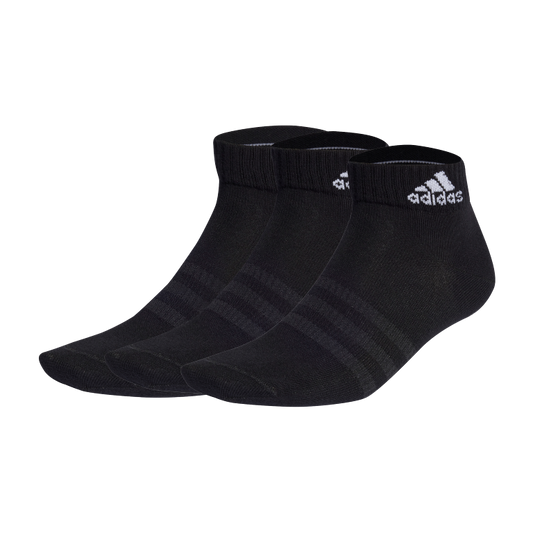 Thin and Light Ankle Socks 3 Pairs KL / Black/White