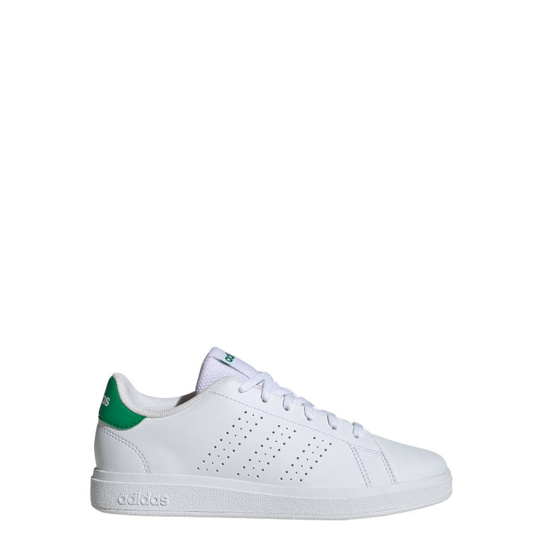 Advantage Base 2.0 Shoes Kids 4 / Ftwr White/Ftwr White/Green Advantage Base 2.0 Shoes Kids 4 / Ftwr White/Ftwr White/Green