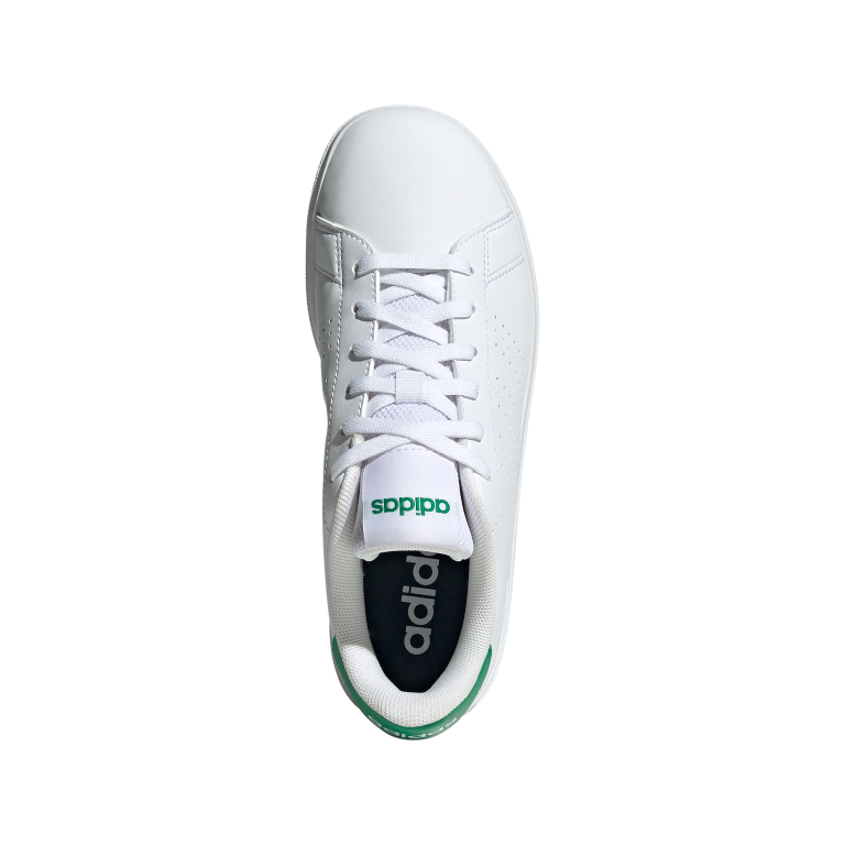 Advantage Base 2.0 Shoes Kids 4 / Ftwr White/Ftwr White/Green Advantage Base 2.0 Shoes Kids 4 / Ftwr White/Ftwr White/Green