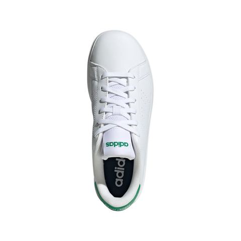 Advantage Base 2.0 Shoes Kids 4 / Ftwr White/Ftwr White/Green Advantage Base 2.0 Shoes Kids 4 / Ftwr White/Ftwr White/Green