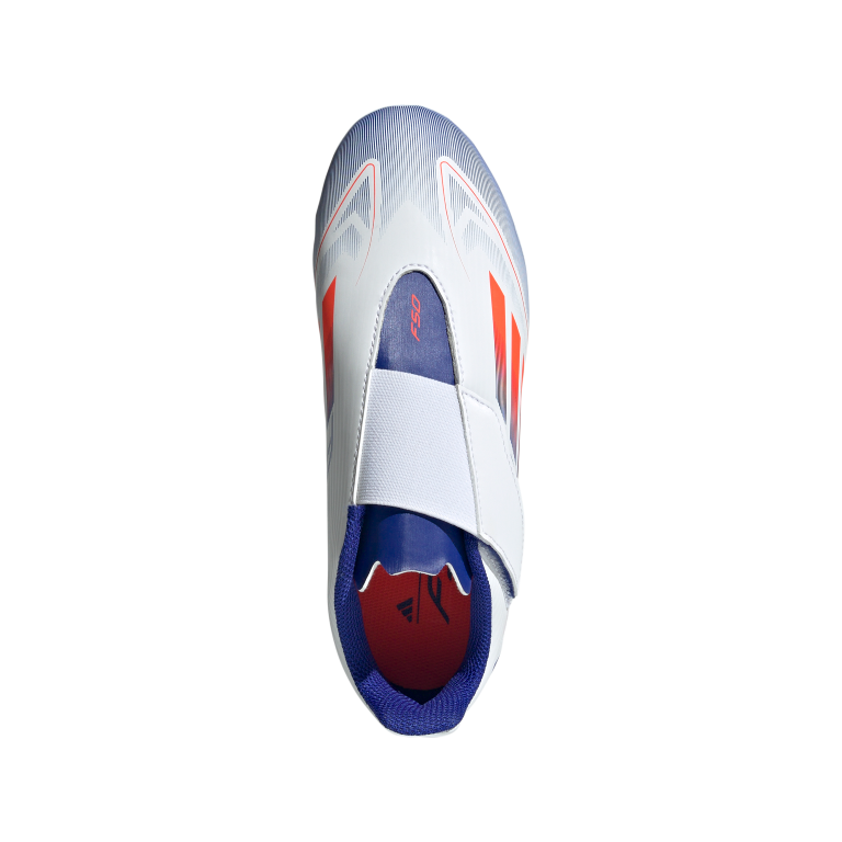 F50 Club Hook-and-Loop Flexible-Ground Boots Kids 1 / Ftwr White/Solar Red/Lucid Blue F50 Club Hook-and-Loop Flexible-Ground Boots Kids 1 / Ftwr White/Solar Red/Lucid Blue