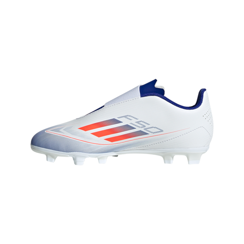F50 Club Hook-and-Loop Flexible-Ground Boots Kids 1 / Ftwr White/Solar Red/Lucid Blue F50 Club Hook-and-Loop Flexible-Ground Boots Kids 1 / Ftwr White/Solar Red/Lucid Blue