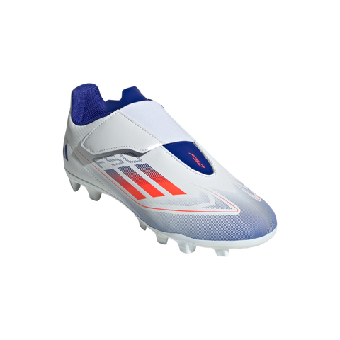 F50 Club Hook-and-Loop Flexible-Ground Boots Kids 1 / Ftwr White/Solar Red/Lucid Blue F50 Club Hook-and-Loop Flexible-Ground Boots Kids 1 / Ftwr White/Solar Red/Lucid Blue