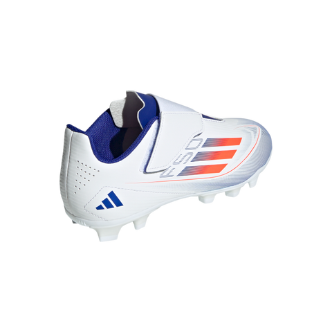 F50 Club Hook-and-Loop Flexible-Ground Boots Kids 1 / Ftwr White/Solar Red/Lucid Blue F50 Club Hook-and-Loop Flexible-Ground Boots Kids 1 / Ftwr White/Solar Red/Lucid Blue