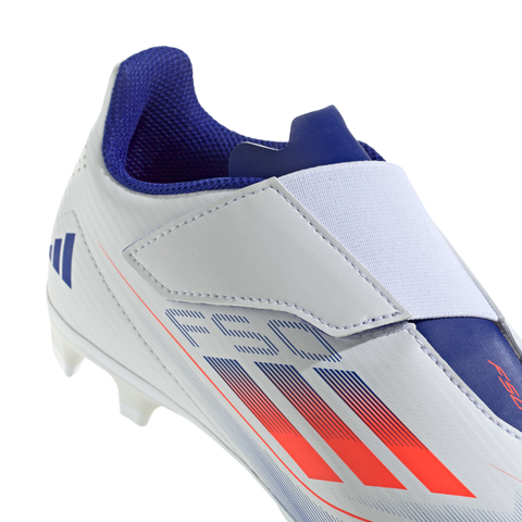 F50 Club Hook-and-Loop Flexible-Ground Boots Kids 1 / Ftwr White/Solar Red/Lucid Blue F50 Club Hook-and-Loop Flexible-Ground Boots Kids 1 / Ftwr White/Solar Red/Lucid Blue