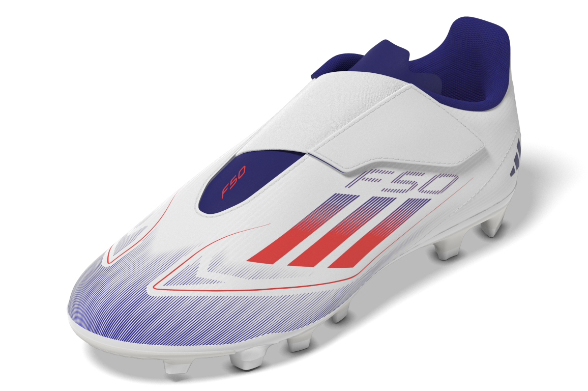 F50 Club Hook-and-Loop Flexible-Ground Boots Kids 1 / Ftwr White/Solar Red/Lucid Blue F50 Club Hook-and-Loop Flexible-Ground Boots Kids 1 / Ftwr White/Solar Red/Lucid Blue