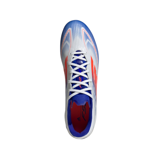 F50 League Firm/Multi-Ground Boots 4 / Ftwr White/Solar Red/Lucid Blue
