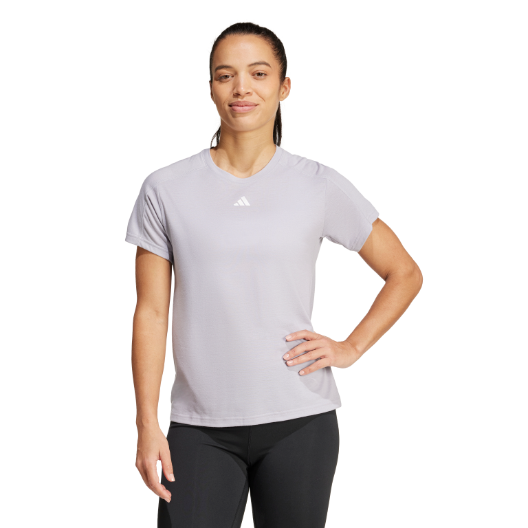 AEROREADY Train Essentials Minimal Branding Crewneck T-Shirt 2XL / Glory Grey AEROREADY Train Essentials Minimal Branding Crewneck T-Shirt 2XL / Glory Grey