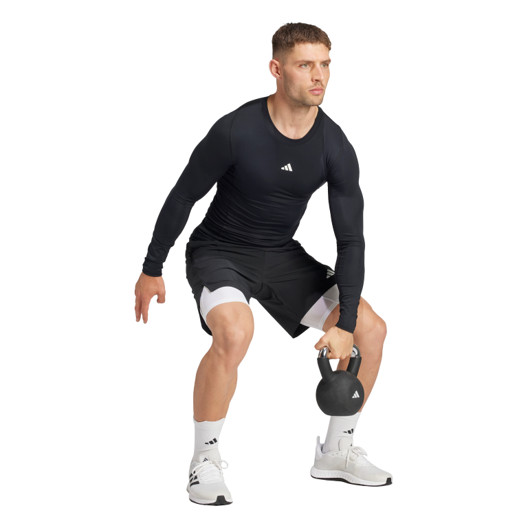 Techfit Compression Training Long Sleeve Long-Sleeve Top 2XL / Black Techfit Compression Training Long Sleeve Long-Sleeve Top 2XL / Black