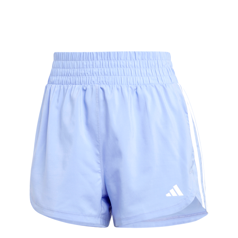 Pacer Training 3-Stripes Woven High-Rise Shorts 2XL3 / Blue Spark/White Pacer Training 3-Stripes Woven High-Rise Shorts 2XL3 / Blue Spark/White
