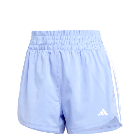 Pacer Training 3-Stripes Woven High-Rise Shorts 2XL3 / Blue Spark/White Pacer Training 3-Stripes Woven High-Rise Shorts 2XL3 / Blue Spark/White