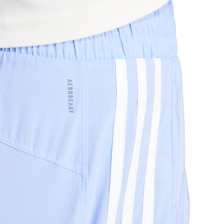 Pacer Training 3-Stripes Woven High-Rise Shorts 2XL3 / Blue Spark/White Pacer Training 3-Stripes Woven High-Rise Shorts 2XL3 / Blue Spark/White