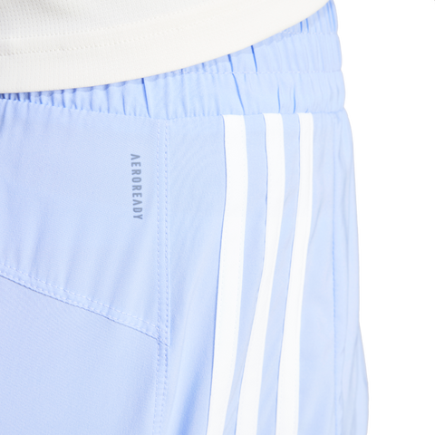 Pacer Training 3-Stripes Woven High-Rise Shorts 2XL3 / Blue Spark/White Pacer Training 3-Stripes Woven High-Rise Shorts 2XL3 / Blue Spark/White