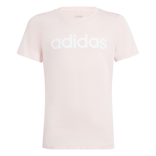 Essentials Linear Logo Cotton Slim Fit T-Shirt 1112 / Sandy Pink/White