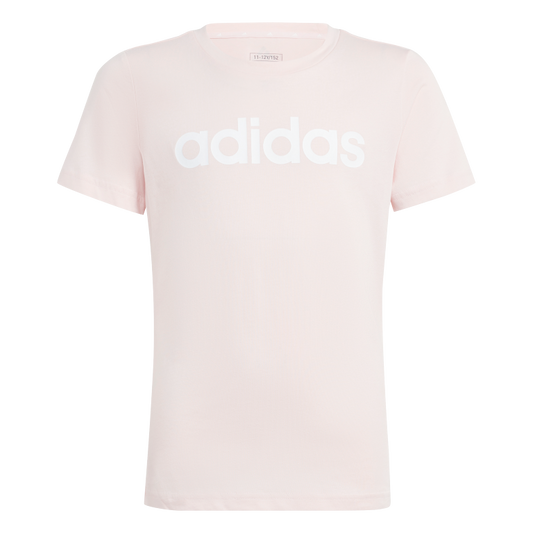 Essentials Linear Logo Cotton Slim Fit T-Shirt 1112 / Sandy Pink/White