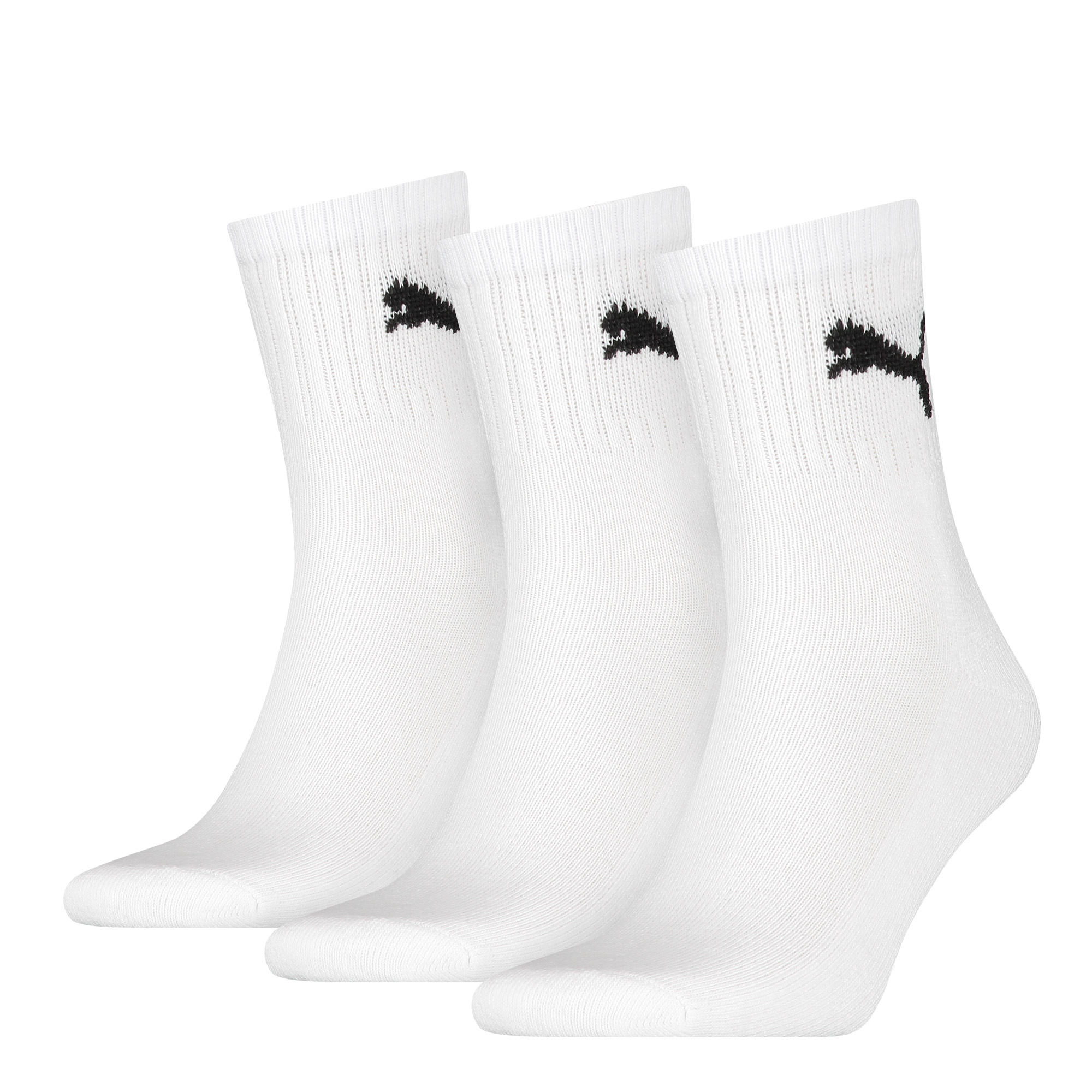 PUMA SHORT CREW 3P UNISEX 3.5-6 / White PUMA SHORT CREW 3P UNISEX 3.5-6 / White