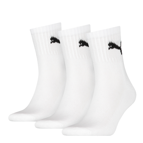 PUMA SHORT CREW 3P UNISEX 3.5-6 / White PUMA SHORT CREW 3P UNISEX 3.5-6 / White