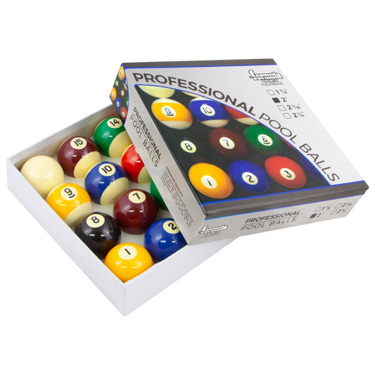 Professional Pool Balls 2 1/4 inch Boxed
