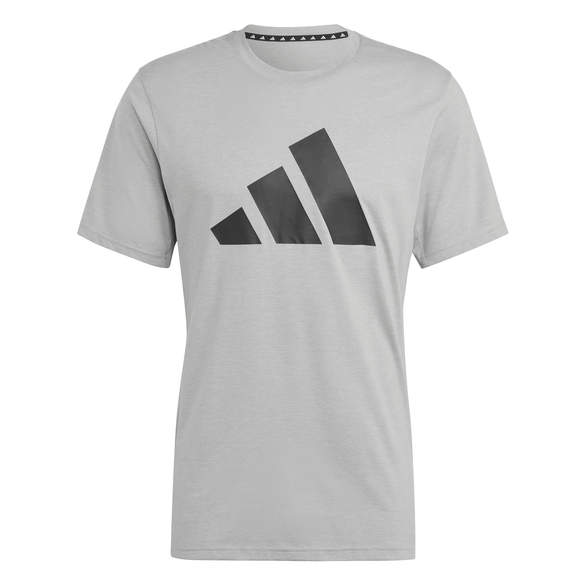 Train Essentials Feelready Logo Training T-Shirt Medium Grey Heather / Black / S Train Essentials Feelready Logo Training T-Shirt Medium Grey Heather / Black / S