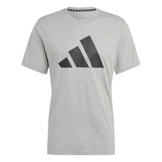 Train Essentials Feelready Logo Training T-Shirt Medium Grey Heather / Black / S