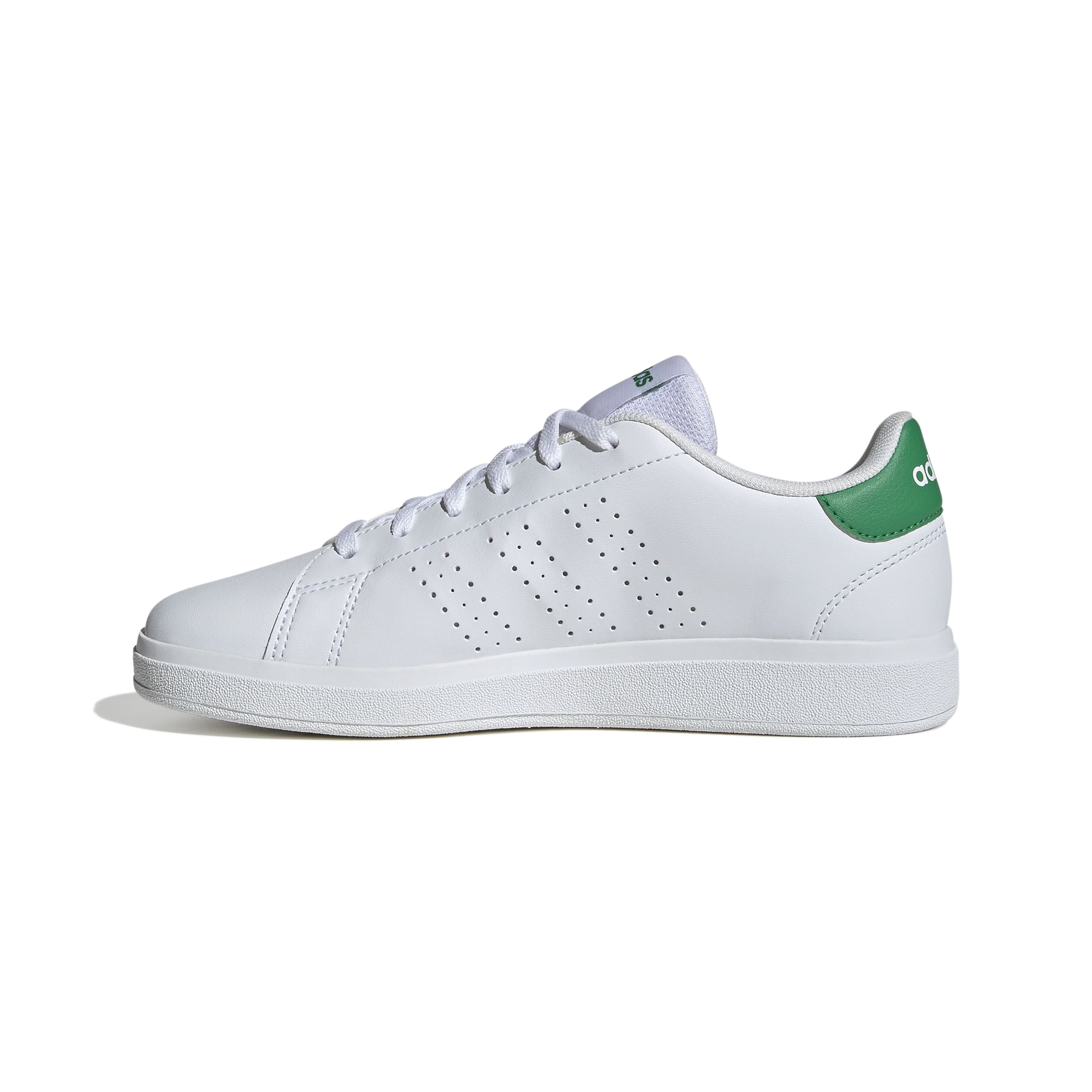 ADVANTAGE BASE 2.0 SHOES JUNIOR Ftwr White / Ftwr White / Green / 4 ADVANTAGE BASE 2.0 SHOES JUNIOR Ftwr White / Ftwr White / Green / 4