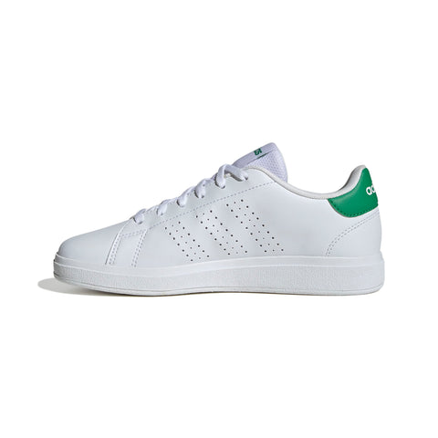ADVANTAGE BASE 2.0 SHOES JUNIOR Ftwr White / Ftwr White / Green / 4 ADVANTAGE BASE 2.0 SHOES JUNIOR Ftwr White / Ftwr White / Green / 4