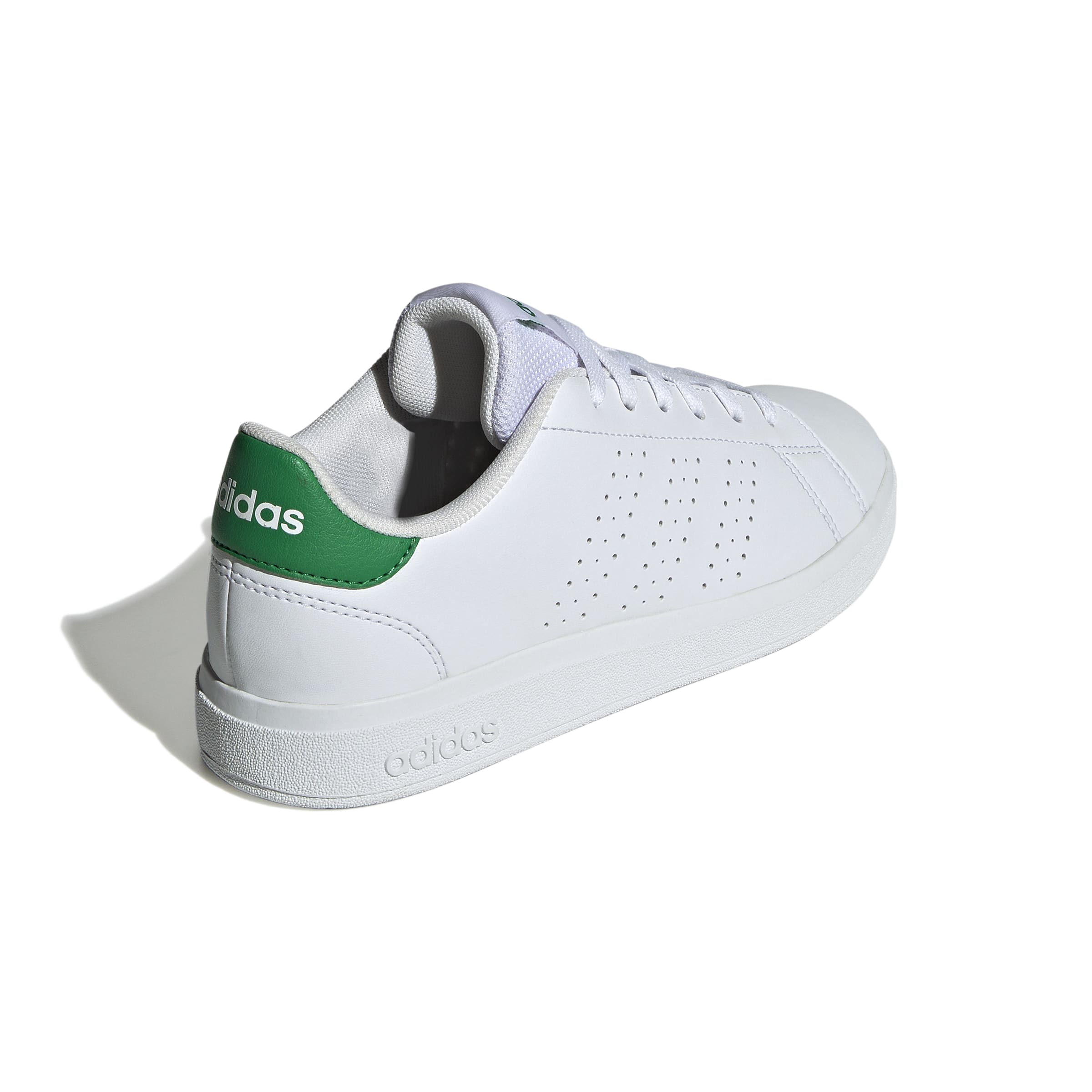 ADVANTAGE BASE 2.0 SHOES JUNIOR Ftwr White / Ftwr White / Green / 4 ADVANTAGE BASE 2.0 SHOES JUNIOR Ftwr White / Ftwr White / Green / 4
