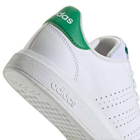 ADVANTAGE BASE 2.0 SHOES JUNIOR Ftwr White / Ftwr White / Green / 4 ADVANTAGE BASE 2.0 SHOES JUNIOR Ftwr White / Ftwr White / Green / 4