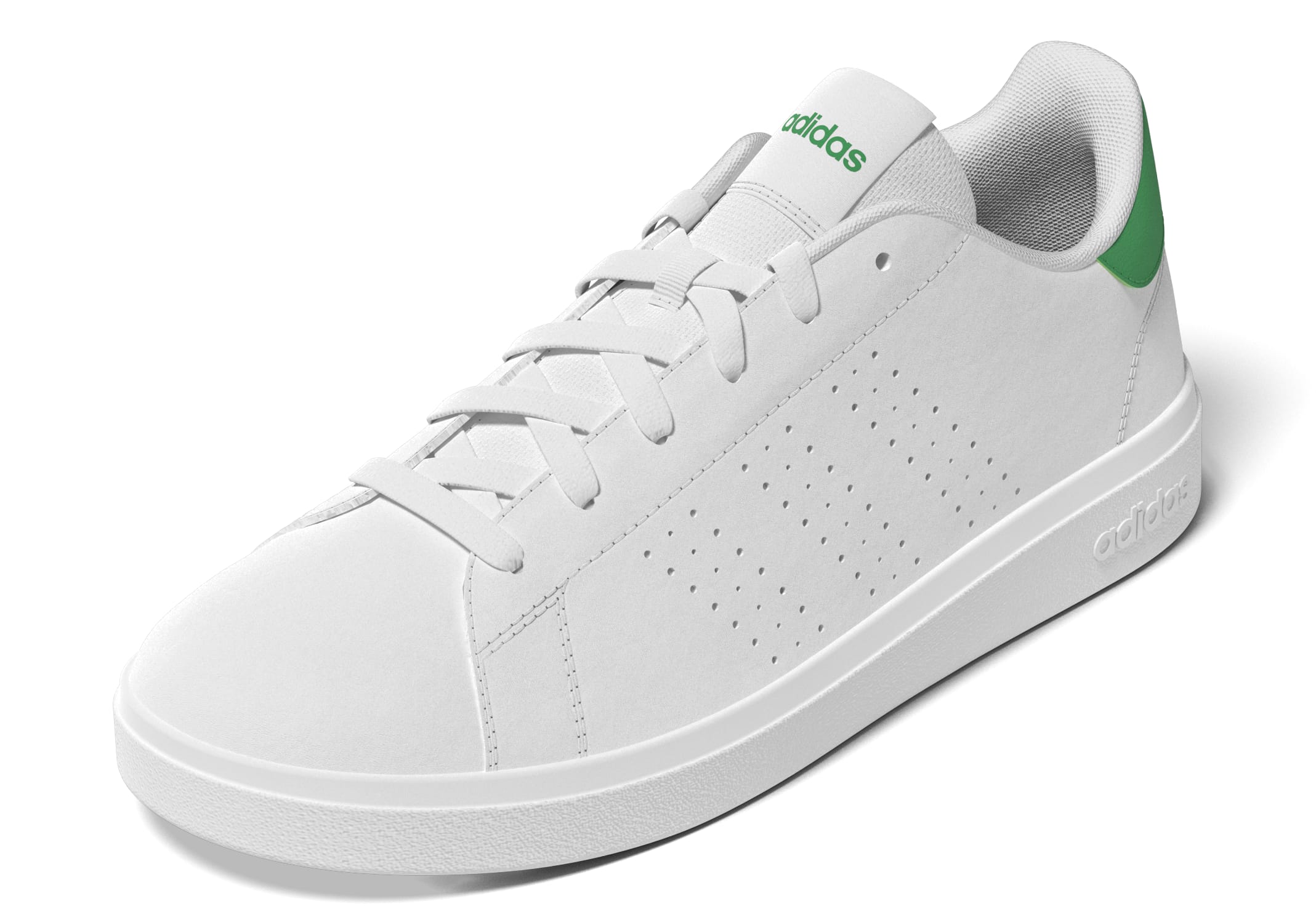 ADVANTAGE BASE 2.0 SHOES JUNIOR Ftwr White / Ftwr White / Green / 4 ADVANTAGE BASE 2.0 SHOES JUNIOR Ftwr White / Ftwr White / Green / 4