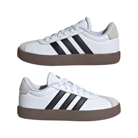VL COURT 3.0 SHOES KIDS Ftwr White / Core Black / Grey One / 4 VL COURT 3.0 SHOES KIDS Ftwr White / Core Black / Grey One / 4
