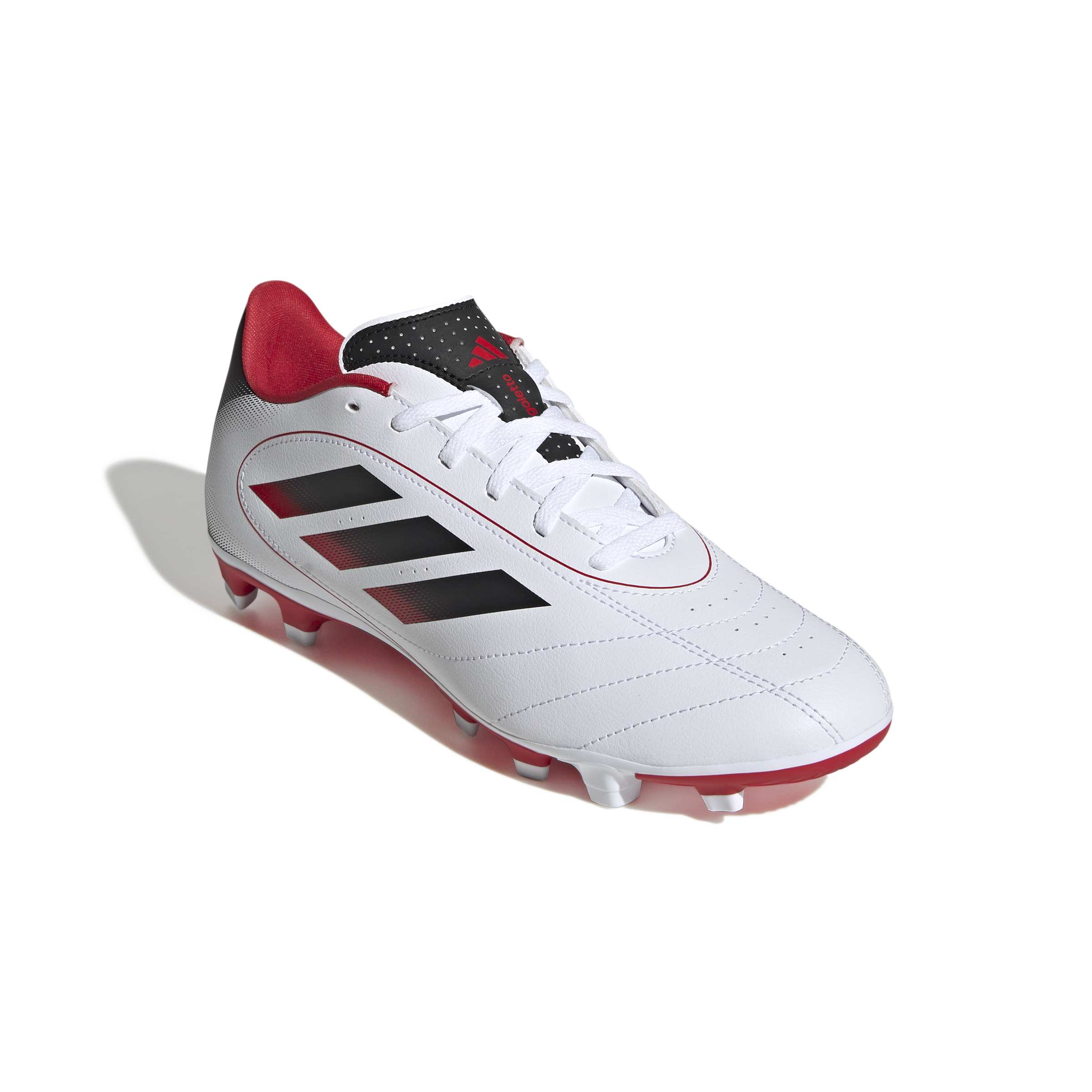 GOLETTO IX Firm Ground/Multi Ground Football Boots Ftwr White / Core Black / Better Scarlet / 10 GOLETTO IX Firm Ground/Multi Ground Football Boots Ftwr White / Core Black / Better Scarlet / 10