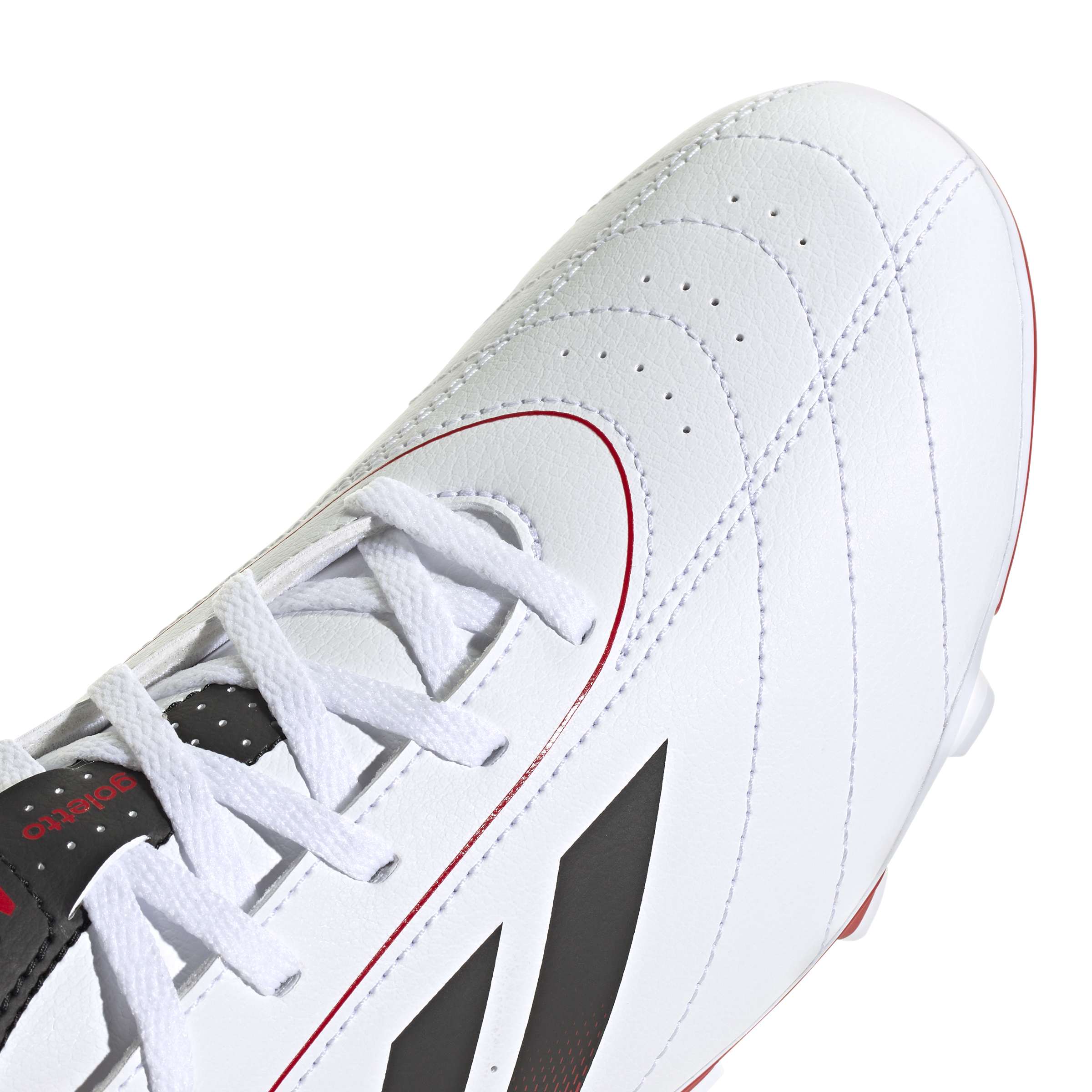 GOLETTO IX Firm Ground/Multi Ground Football Boots Ftwr White / Core Black / Better Scarlet / 10 GOLETTO IX Firm Ground/Multi Ground Football Boots Ftwr White / Core Black / Better Scarlet / 10