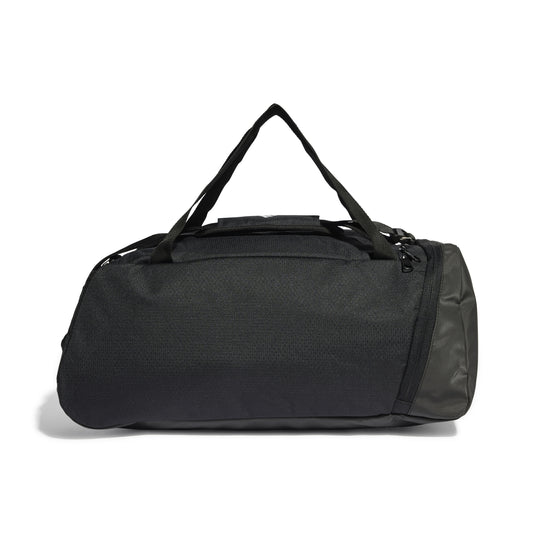Essentials 3-Stripes Duffel Bag Small Black / White / NS
