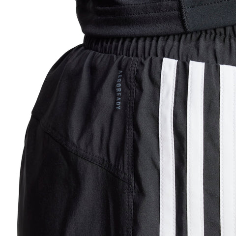 Pacer Training 3-Stripes Woven High Rise Shorts Black / White / XL5" Pacer Training 3-Stripes Woven High Rise Shorts Black / White / XL5"