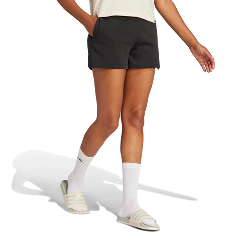 ESSENTIALS SMALL LOGO FEEL COZY SHORTS Black / White / 2XL ESSENTIALS SMALL LOGO FEEL COZY SHORTS Black / White / 2XL