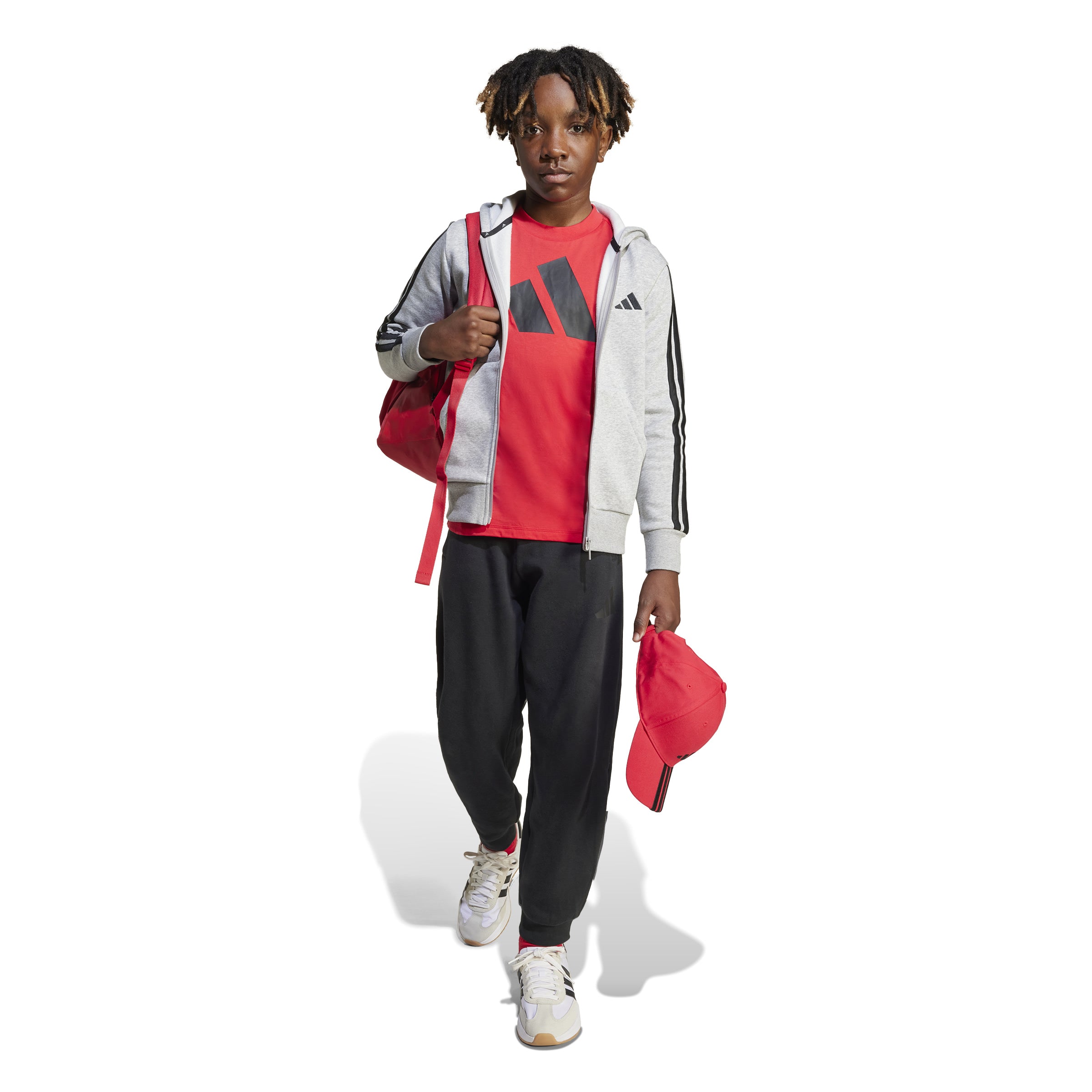 ESSENTIALS T-SHIRT Pure Ruby / Black / 910Y ESSENTIALS T-SHIRT Pure Ruby / Black / 910Y