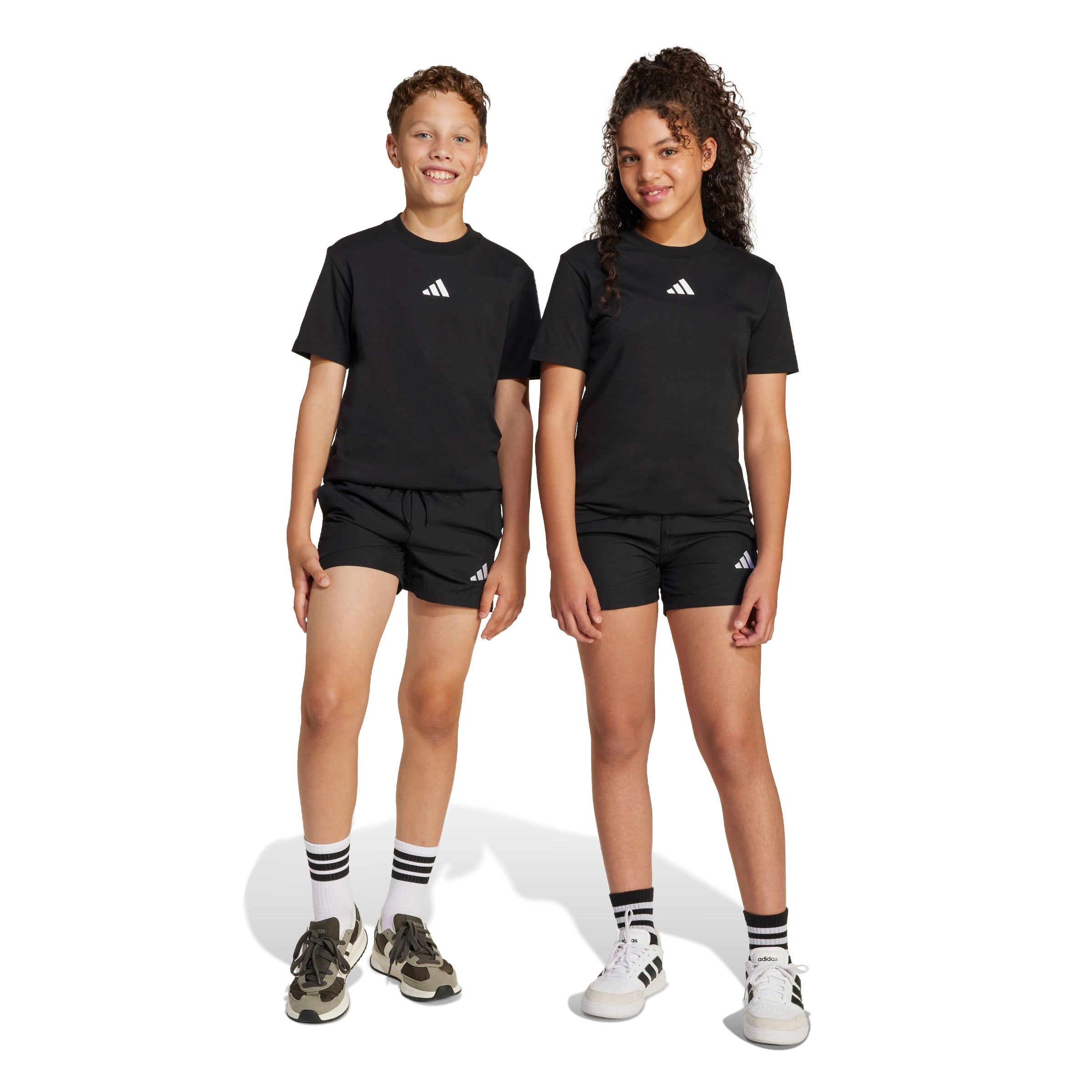 ESSENTIALS CLIMACOOL SHORTS Black / White / 1112 ESSENTIALS CLIMACOOL SHORTS Black / White / 1112