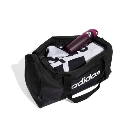 LINEAR DUFFEL MEDIUM Black / Black / White / NS LINEAR DUFFEL MEDIUM Black / Black / White / NS