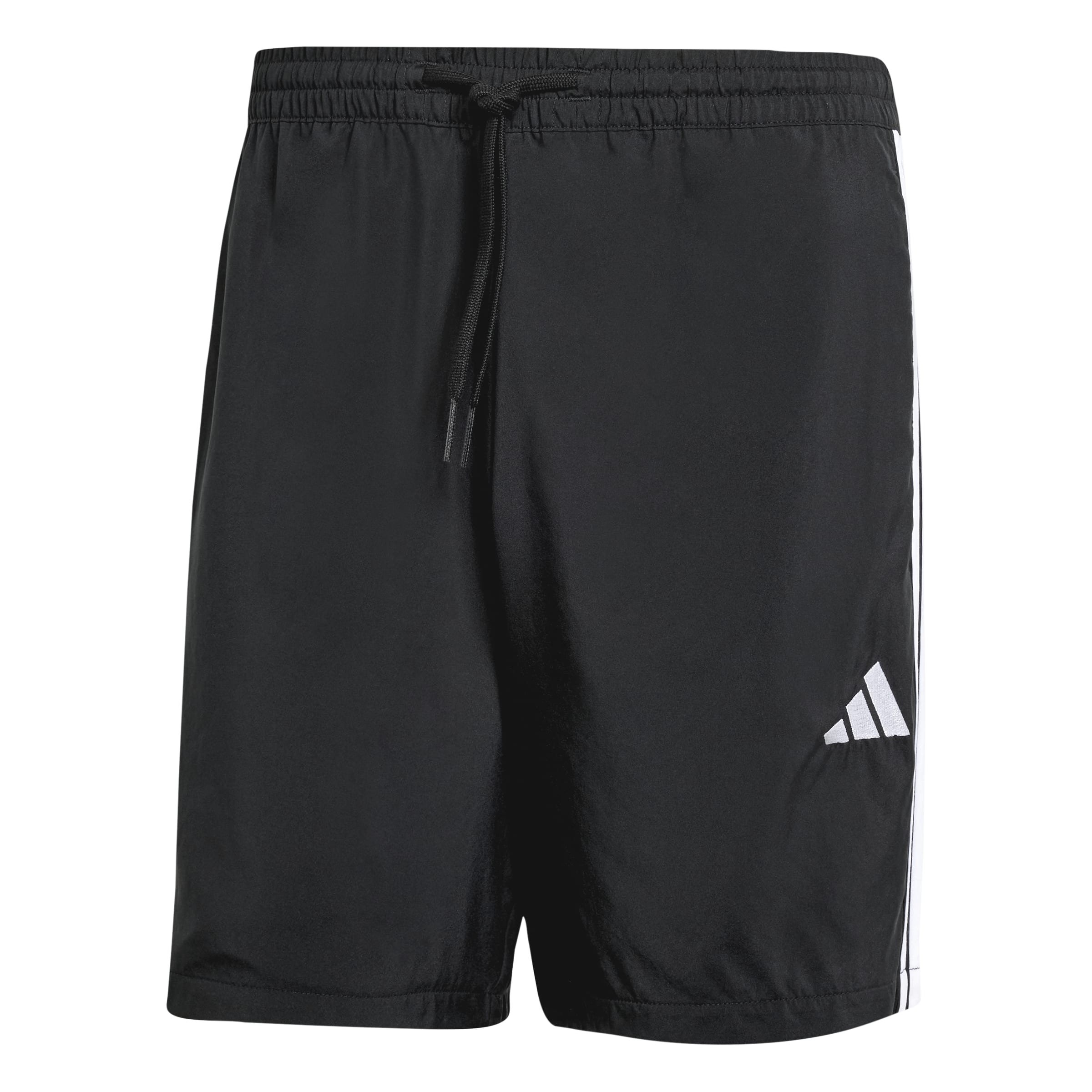 ESSENTIALS THREE STRIPES CHELSEA SHORTS Black / White / 2XL ESSENTIALS THREE STRIPES CHELSEA SHORTS Black / White / 2XL