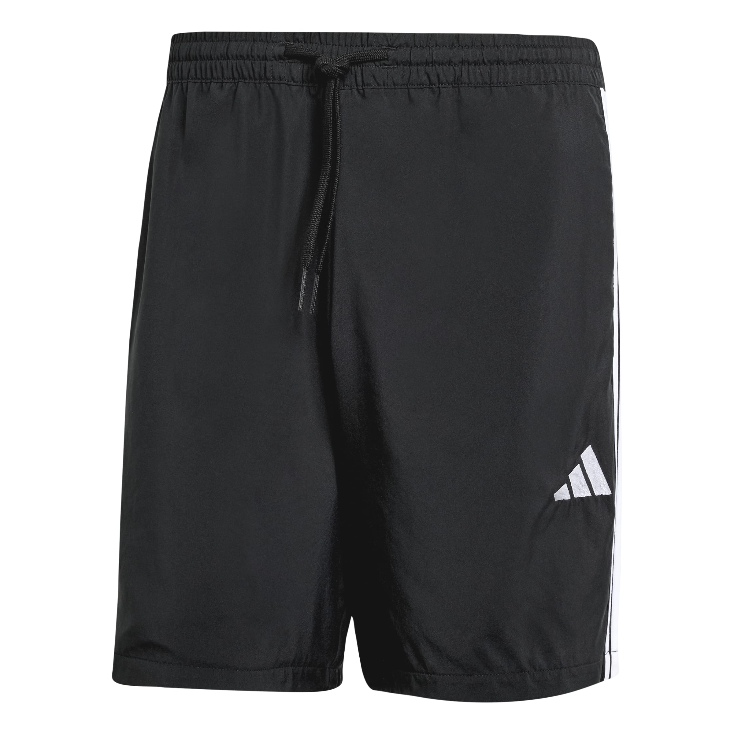 ESSENTIALS THREE STRIPES CHELSEA SHORTS Black / White / 2XL ESSENTIALS THREE STRIPES CHELSEA SHORTS Black / White / 2XL