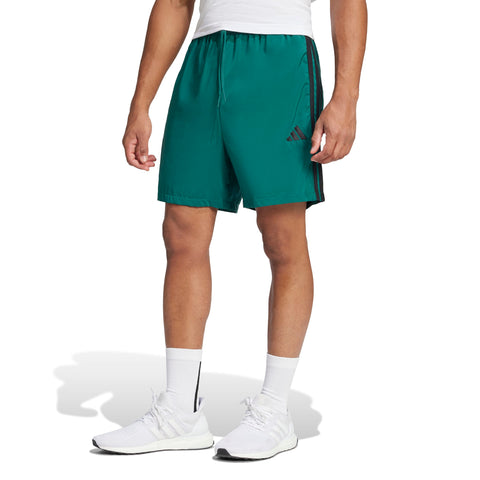 ESSENTIALS THREE STRIPES CHELSEA SHORTS Collegiate Green / Black / 2XL ESSENTIALS THREE STRIPES CHELSEA SHORTS Collegiate Green / Black / 2XL