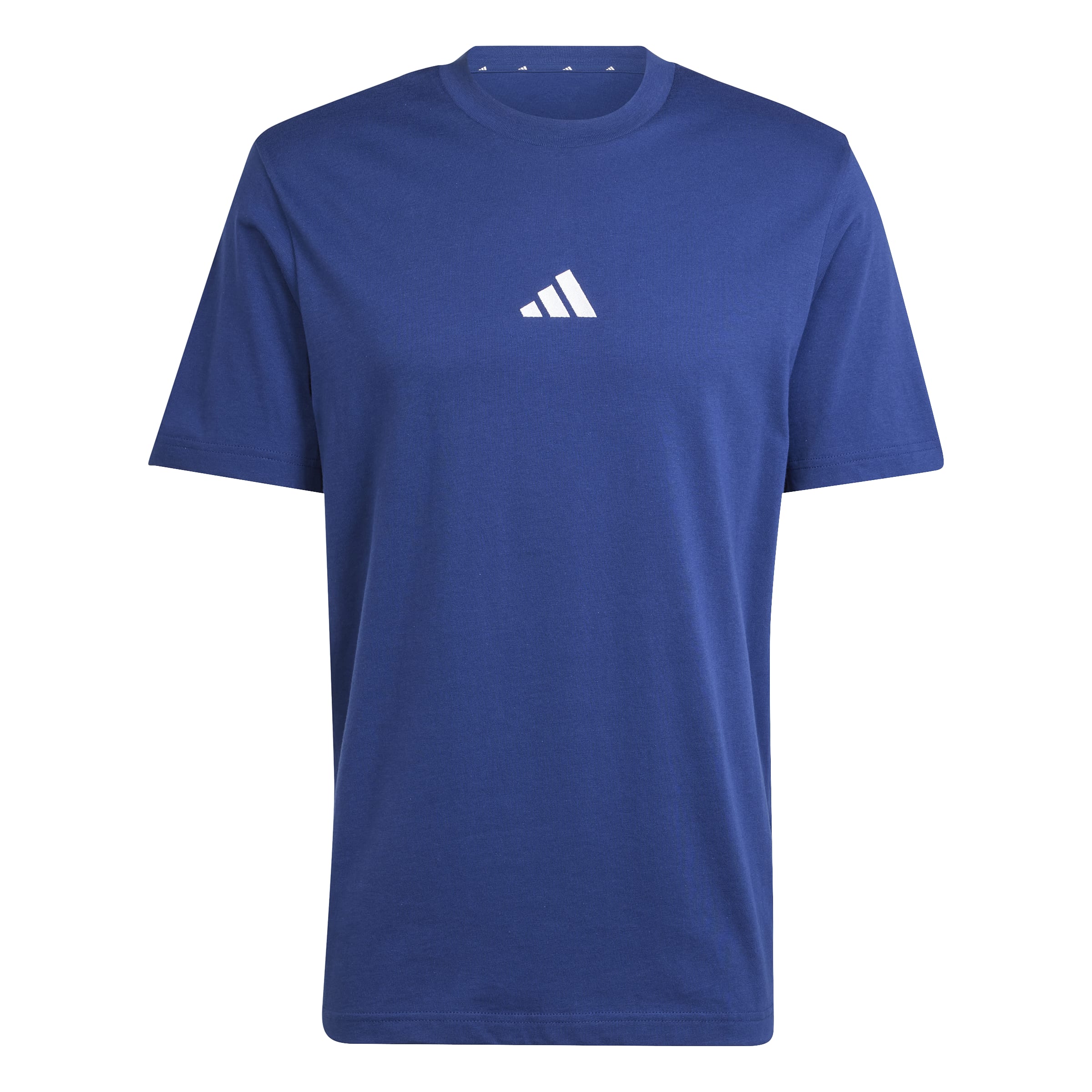 ESSENTIALS SMALL LOGO SINGLE JERSEY TEE Dark Blue / White / S ESSENTIALS SMALL LOGO SINGLE JERSEY TEE Dark Blue / White / S