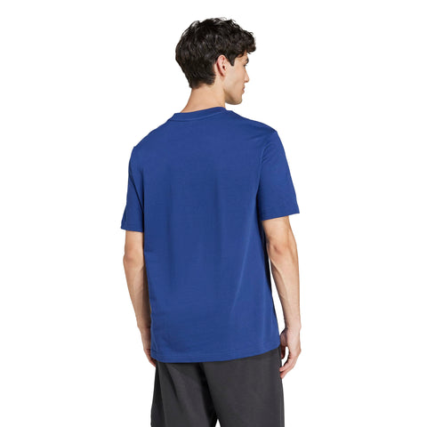 ESSENTIALS SMALL LOGO SINGLE JERSEY TEE Dark Blue / White / S ESSENTIALS SMALL LOGO SINGLE JERSEY TEE Dark Blue / White / S