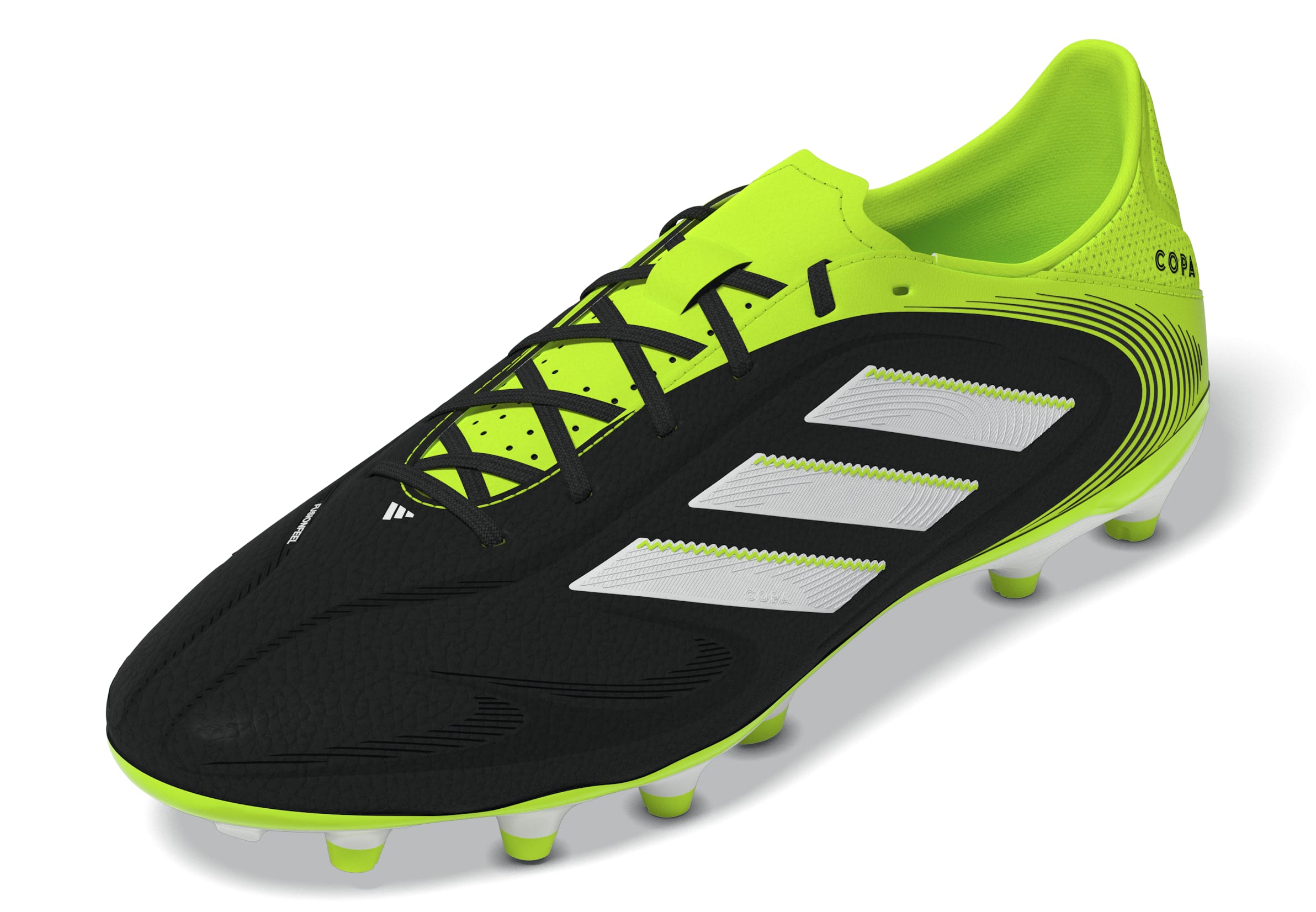 COPA PURE III LEAGUE Firm Ground/Multi Ground Football Boots Core Black / Ftwr White / Lucid Lemon / 7 COPA PURE III LEAGUE Firm Ground/Multi Ground Football Boots Core Black / Ftwr White / Lucid Lemon / 7